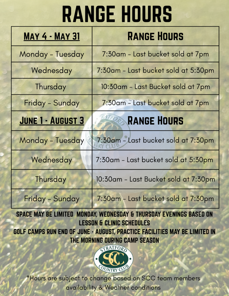 SCC Range Hours